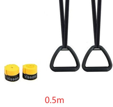 Suspension Training Rings for Home Fitness