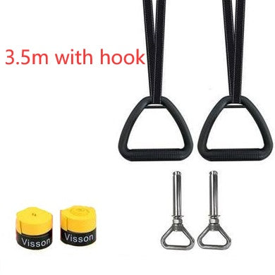 Suspension Training Rings for Home Fitness