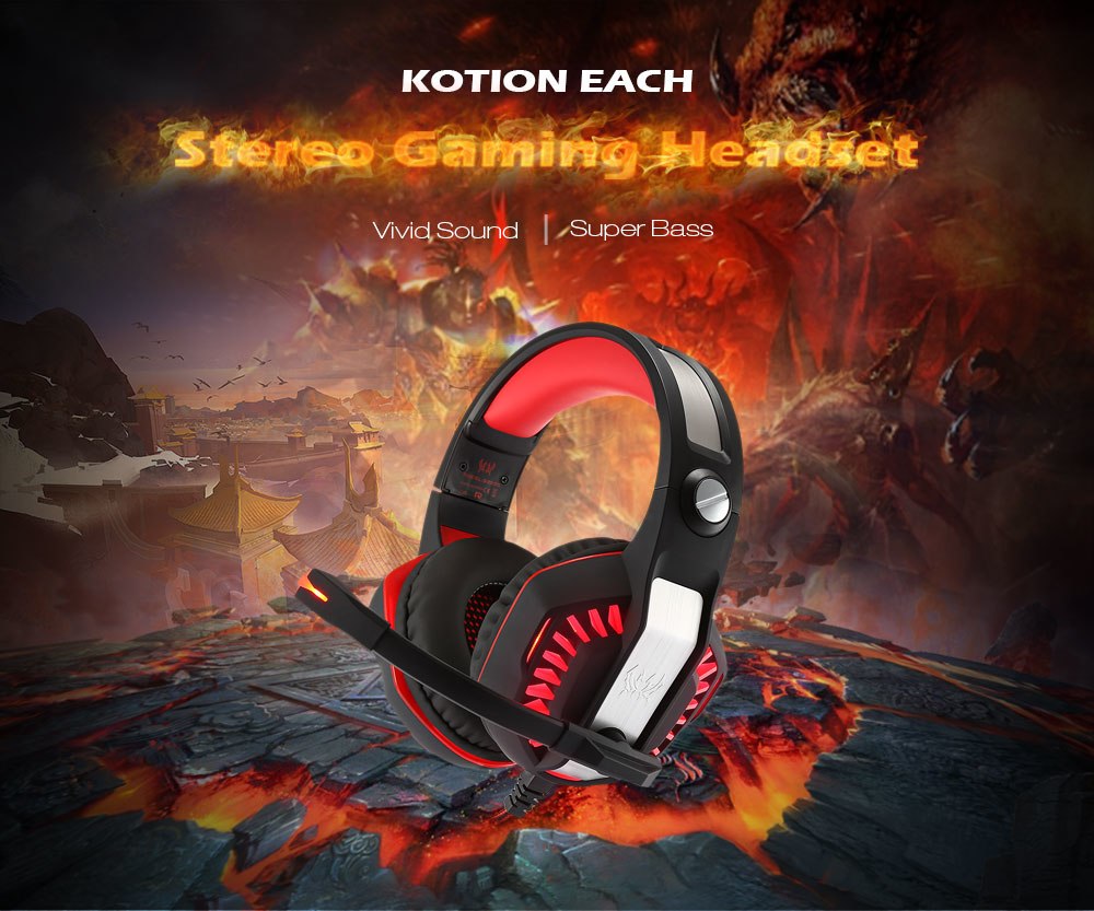 RGB E-Sports Gaming Headset with Mic