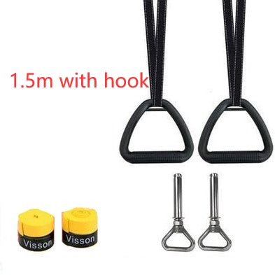 Suspension Training Rings for Home Fitness