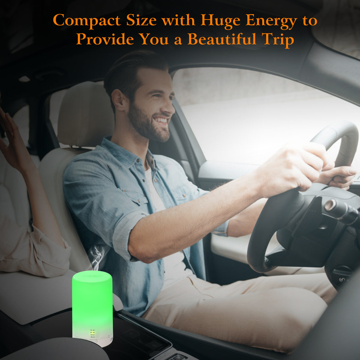 Mini Cool Mist Diffuser with 7-Color LED