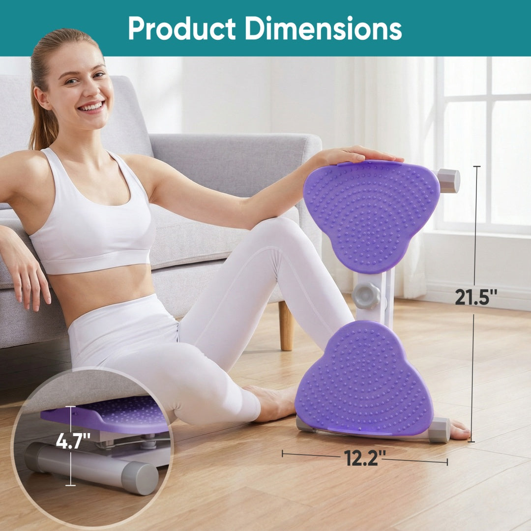 Waist Rotation Board with Resistance Ropes