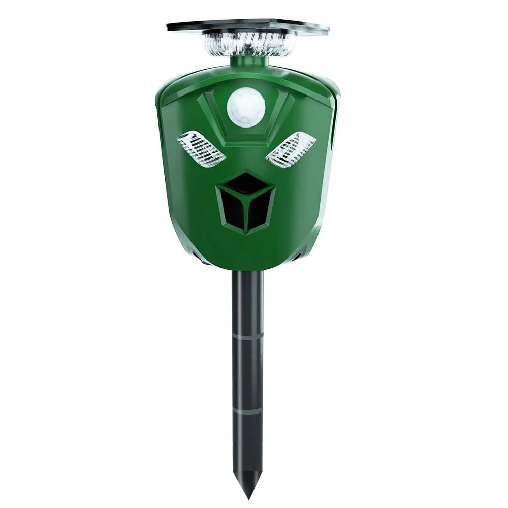 Solar Motion-Activated Ultrasonic Animal Repeller