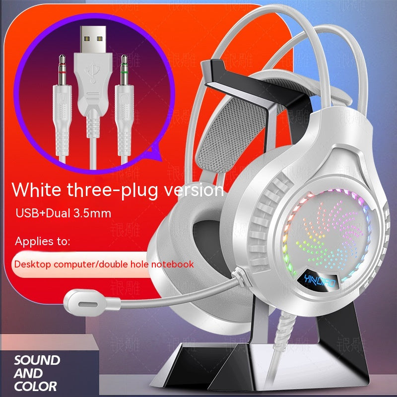 Silver Eagle Q7 RGB Gaming Headset with Mic