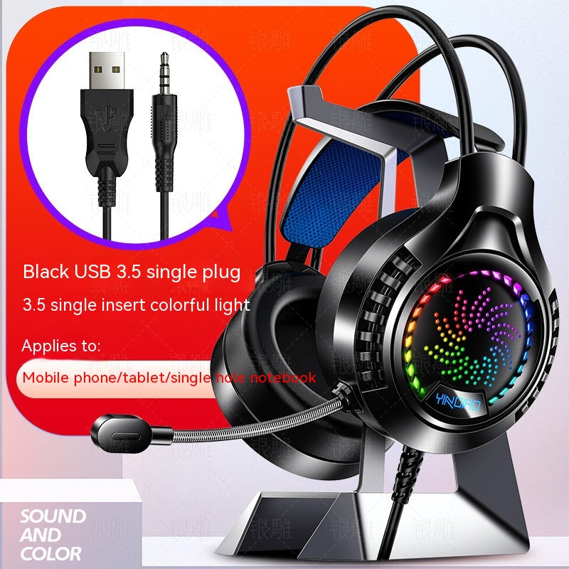Silver Eagle Q7 RGB Gaming Headset with Mic