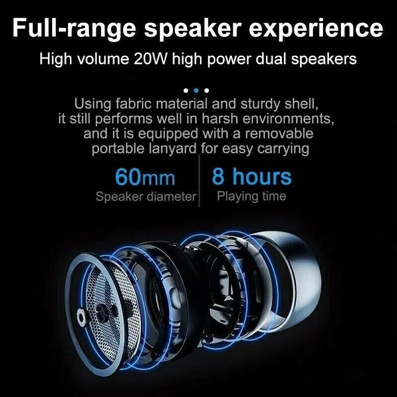 24W Bluetooth 5.0 Portable Speaker