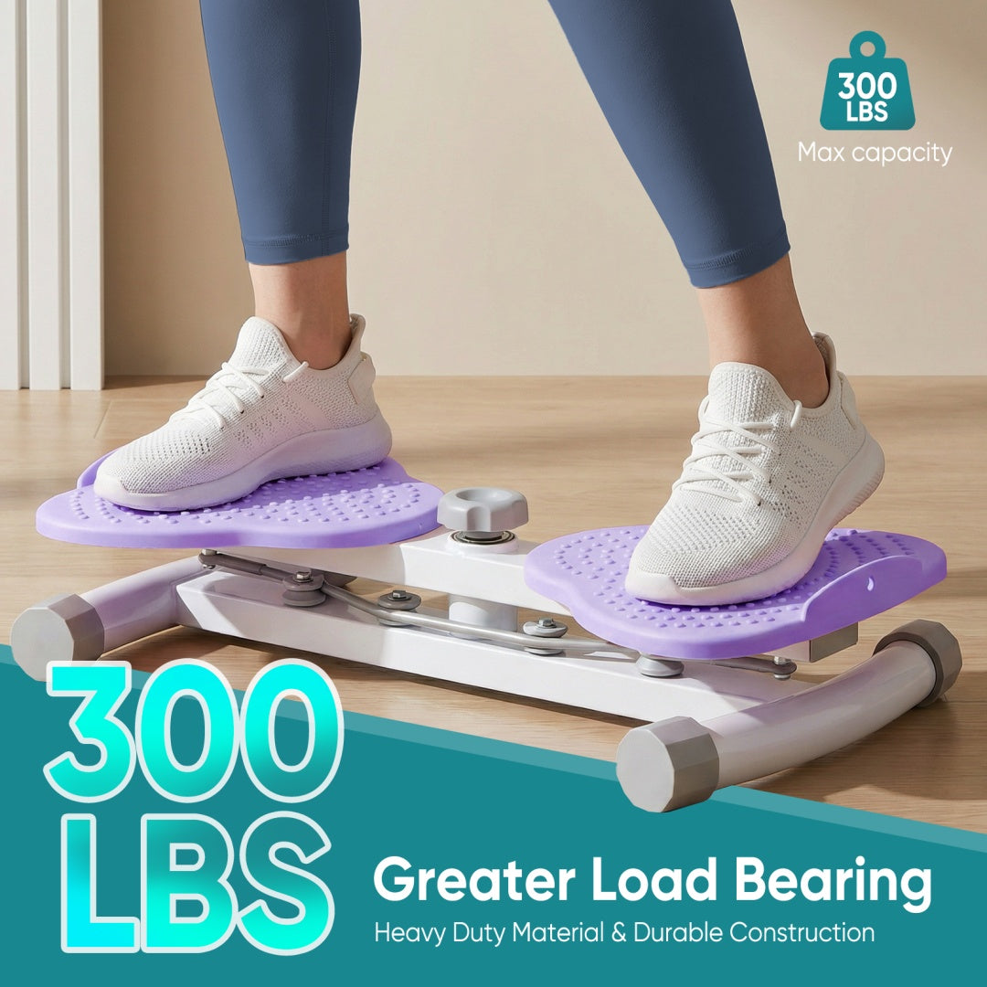 Waist Rotation Board with Resistance Ropes