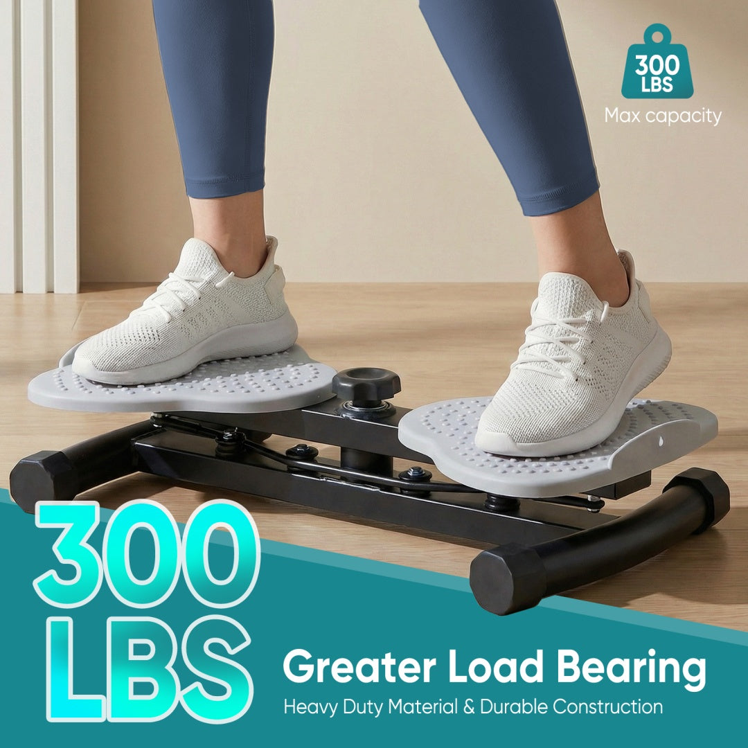 Waist Rotation Board with Resistance Ropes