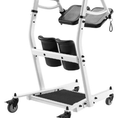 Sit-to-Stand Transfer Chair with Locking Wheels
