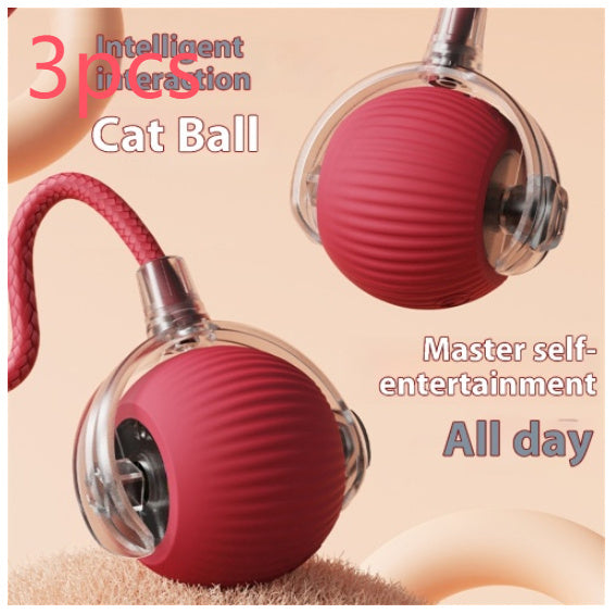 Electric Cat Toy Automatic Cat Ball Self-entertainment Rolling Ball