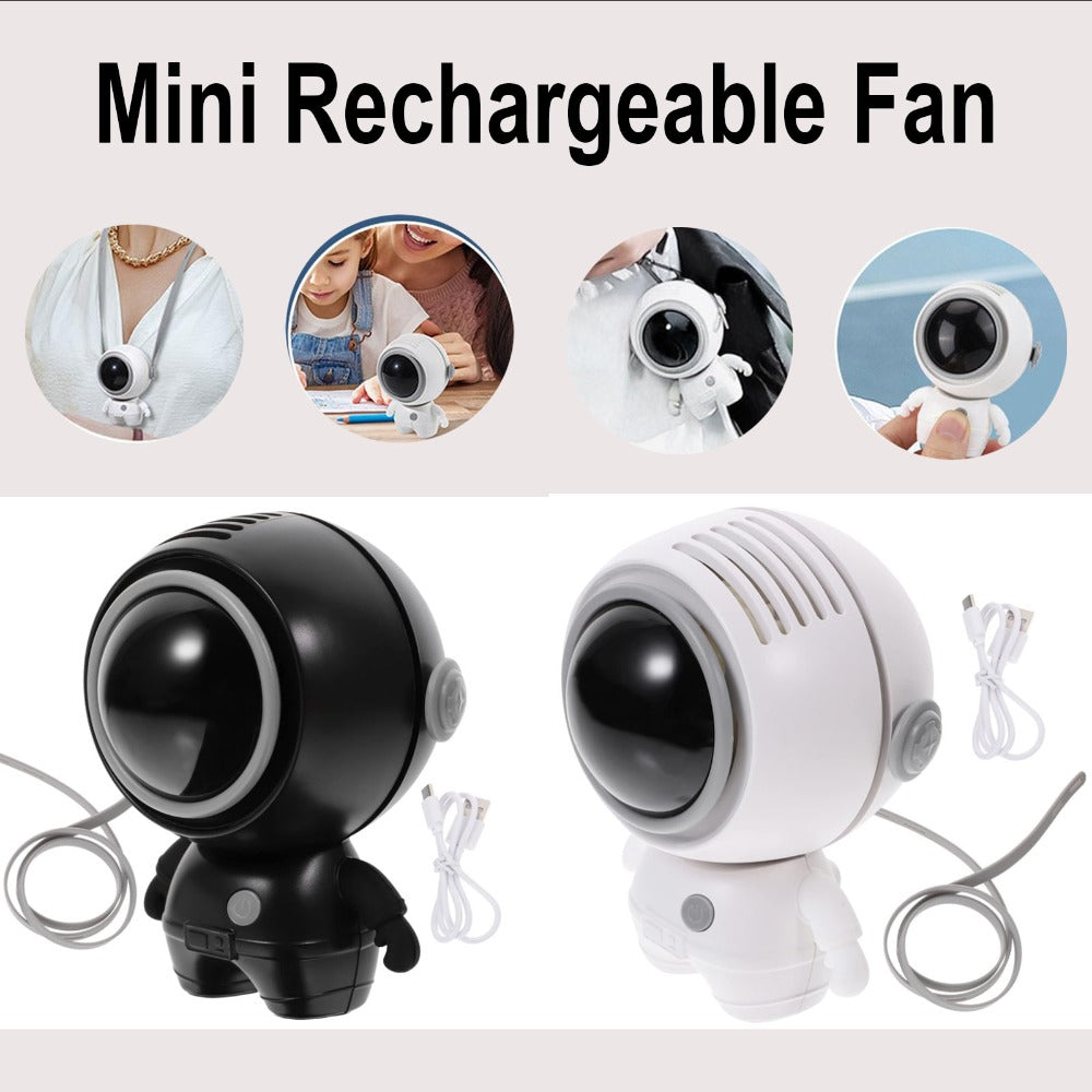 Portable Neck Fan with Adjustable Airflow
