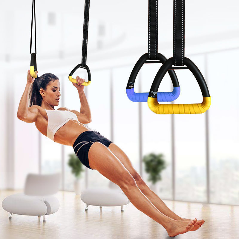 Suspension Training Rings for Home Fitness