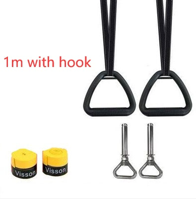 Suspension Training Rings for Home Fitness