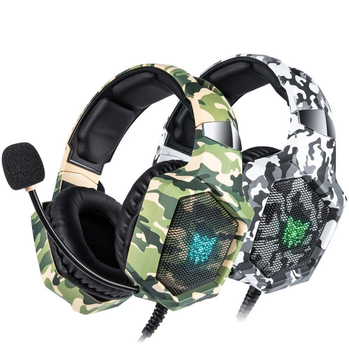 ONIKUMA K8 Camouflage RGB Gaming Headset with Mic