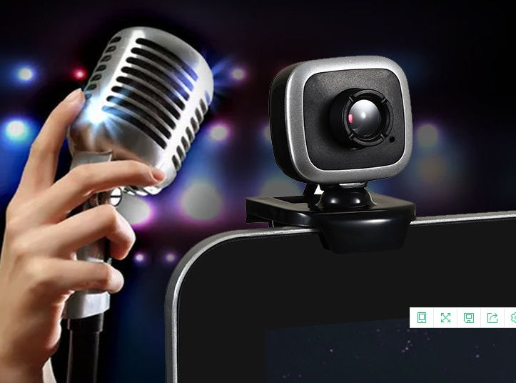 USB Computer Webcam with Microphone