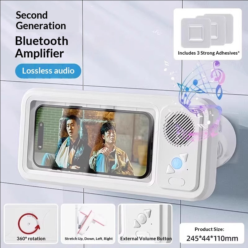 Z07 Bathroom Phone Holder with Bluetooth Audio