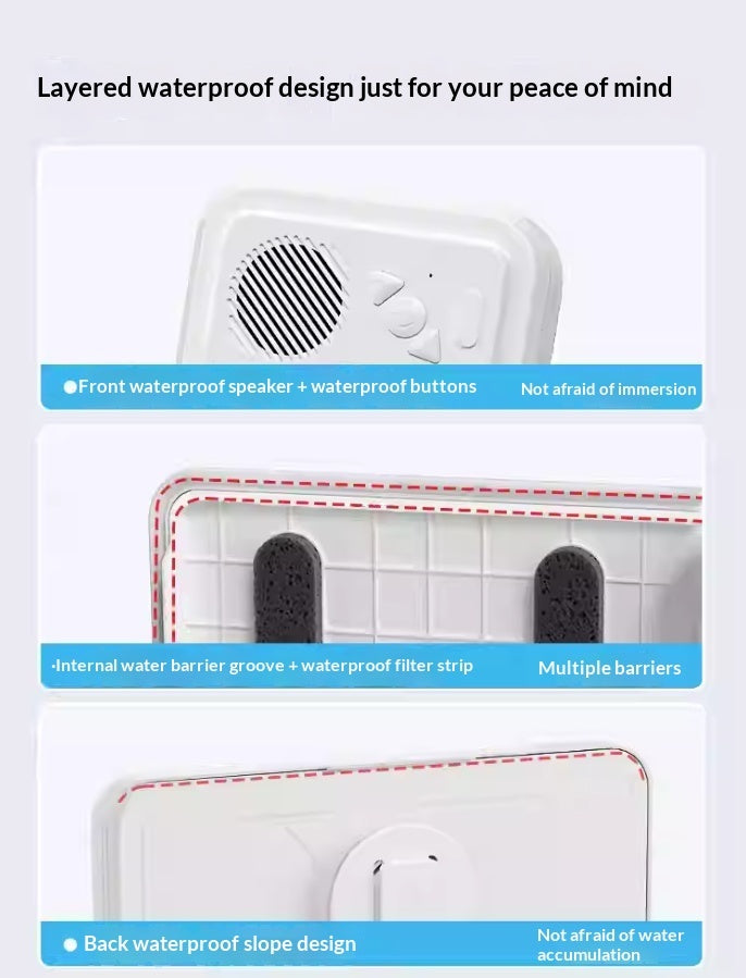 Z07 Bathroom Phone Holder with Bluetooth Audio