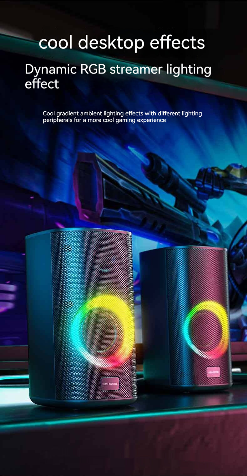 RGB Desktop Computer Stereo Speakers