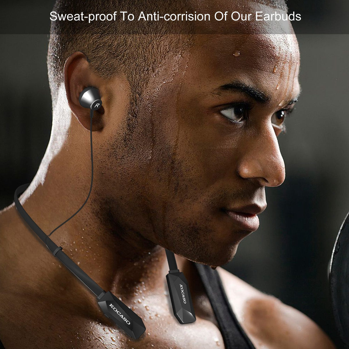 Bluetooth Neckband Sport Earbuds with Mic