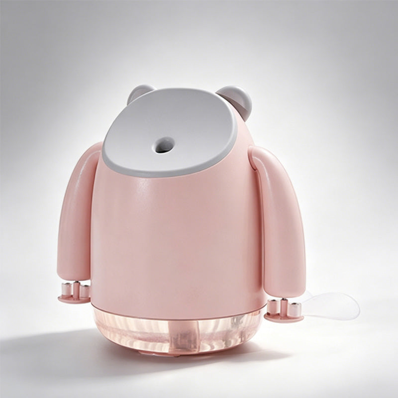 USB Dual-Head Misting Desk Fan
