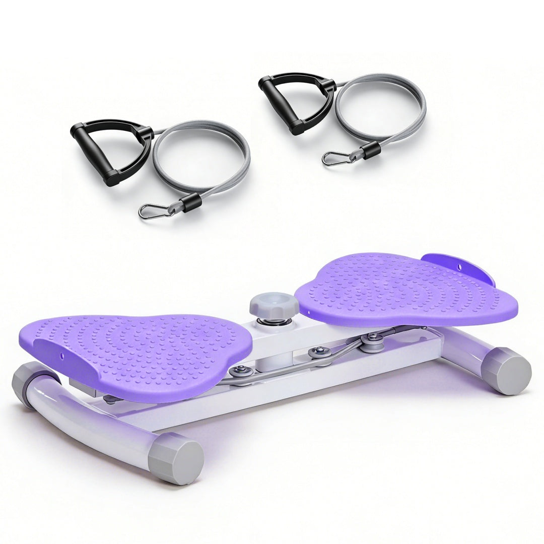 Waist Rotation Board with Resistance Ropes