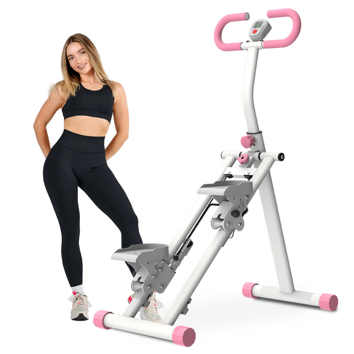 Pink Vertical Climber Stair Stepper for Home