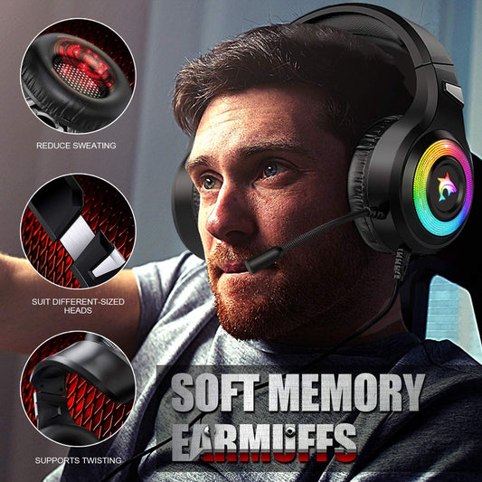 Wired Computer Gaming Headset with Mic