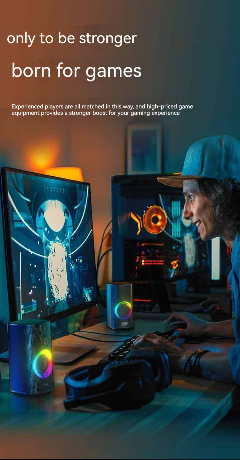 RGB Desktop Computer Stereo Speakers