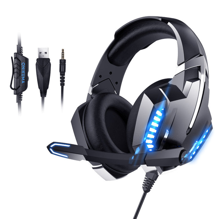 ONIKUMA K18 RGB Wired Gaming Headset with 50mm Drivers