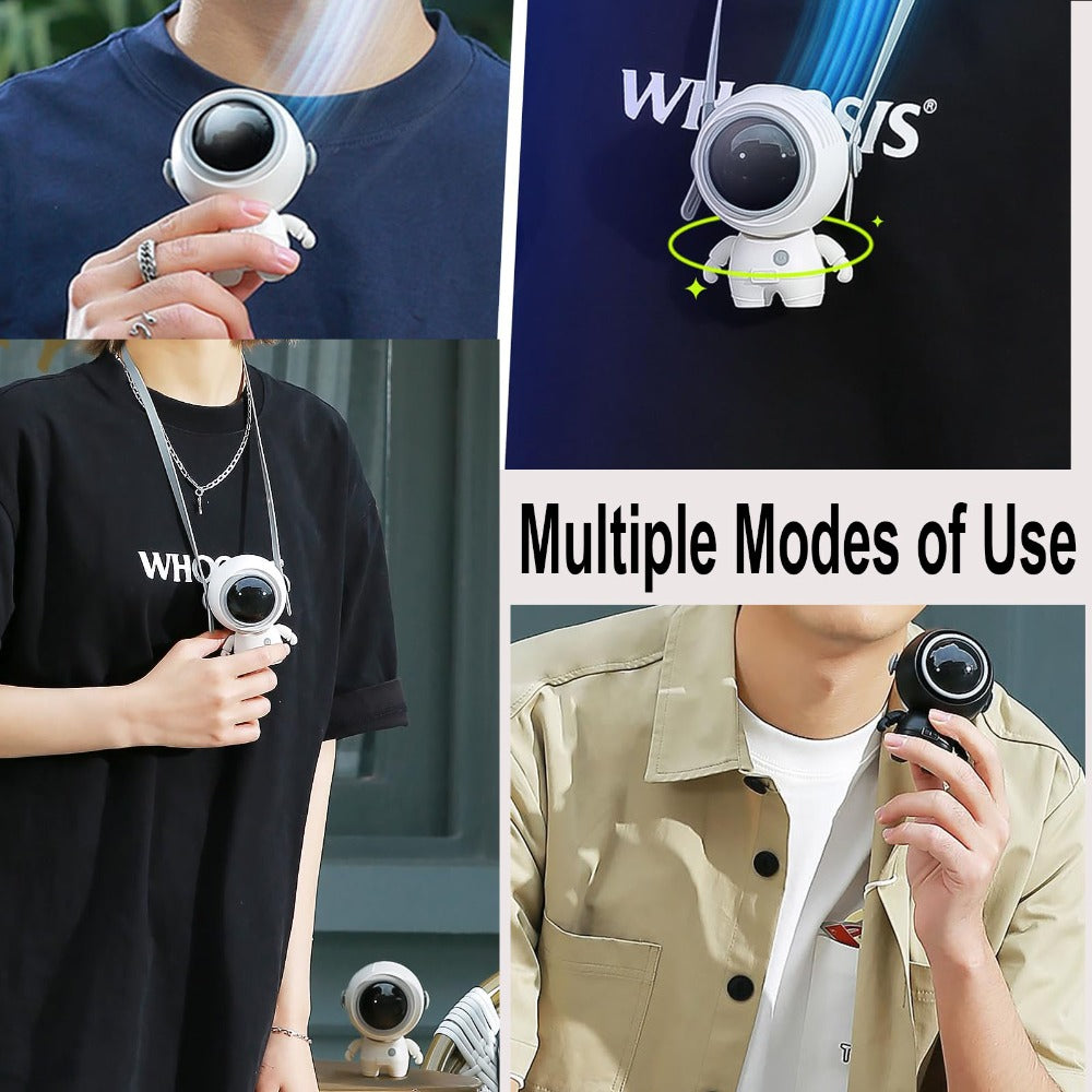Portable Neck Fan with Adjustable Airflow