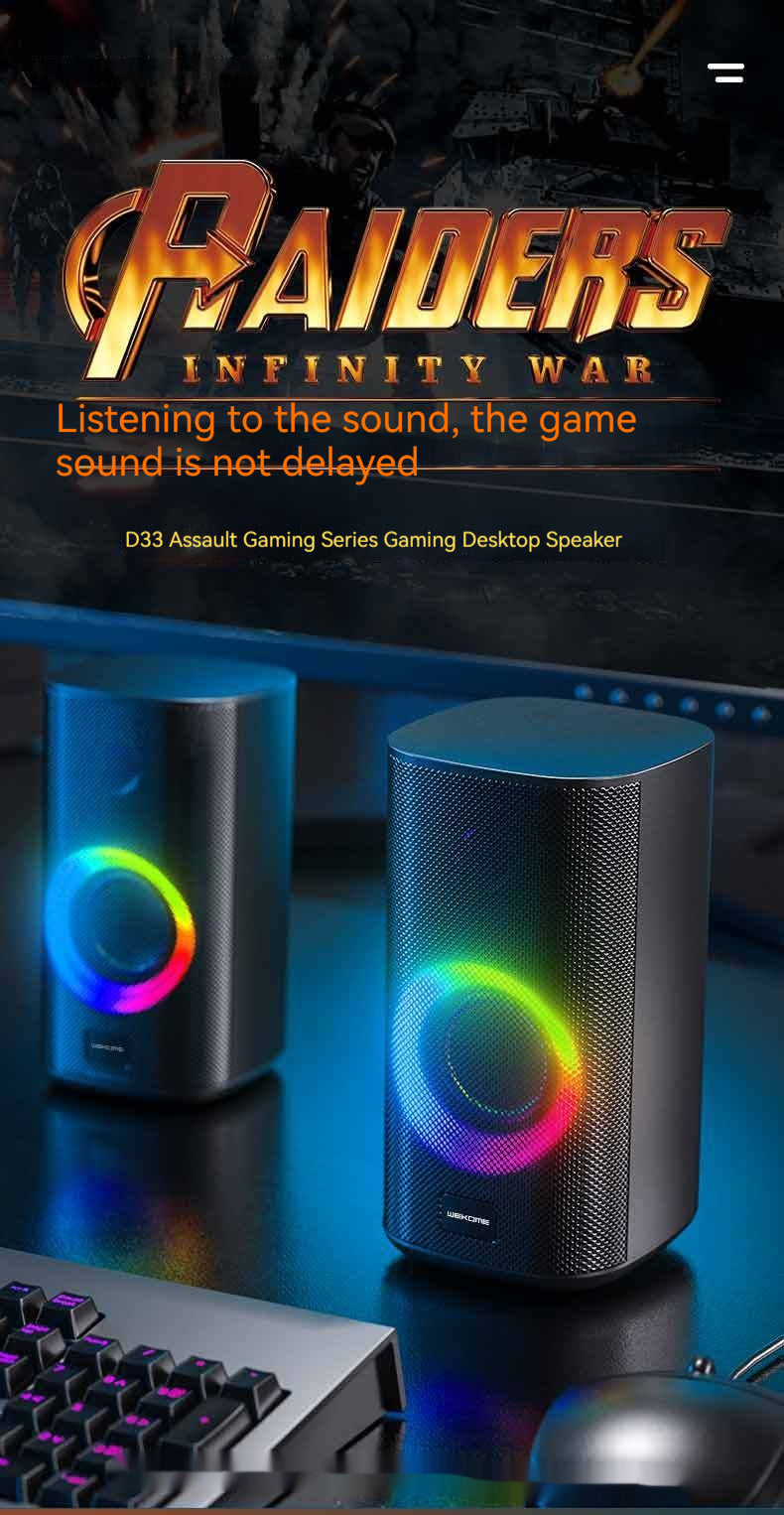 RGB Desktop Computer Stereo Speakers