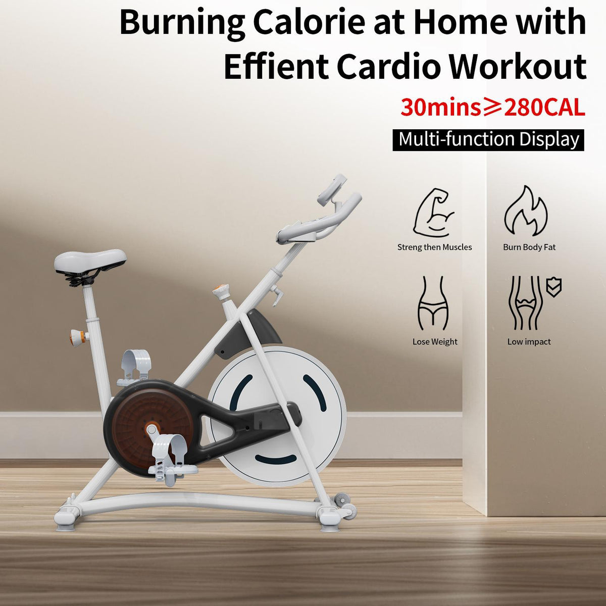 Compact Magnetic Resistance Exercise Bike