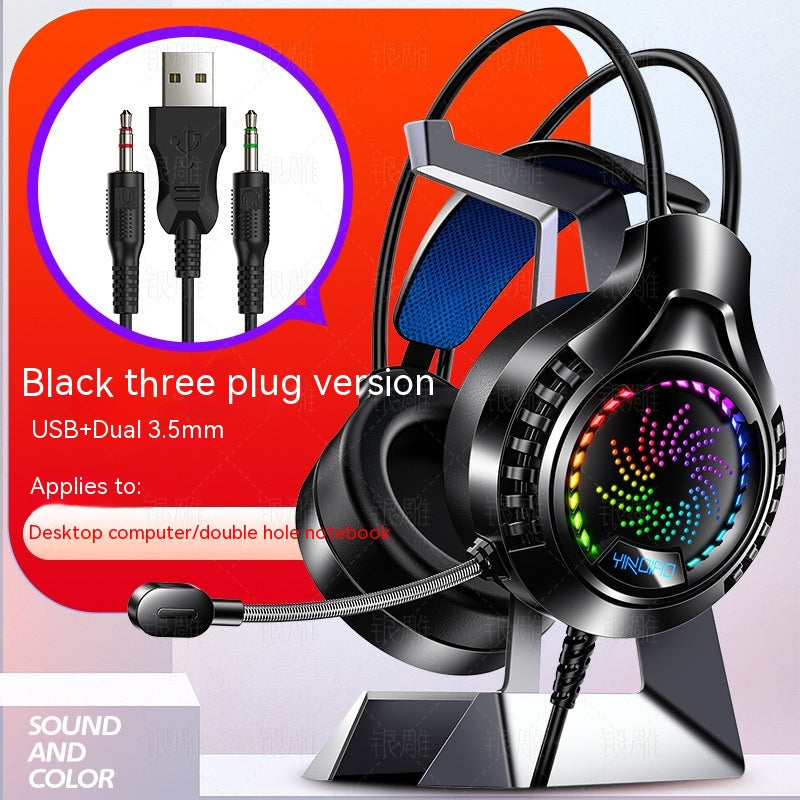 Silver Eagle Q7 RGB Gaming Headset with Mic