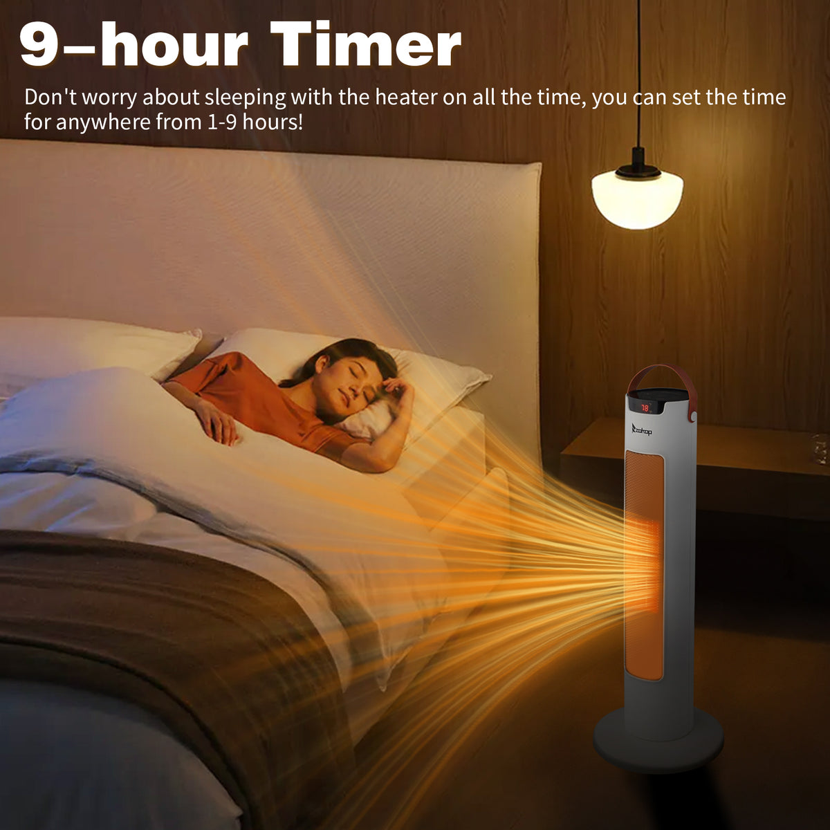 24 in. Wi-Fi Tower Heater, 1500W