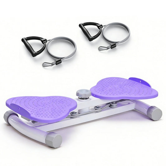 Waist Rotation Board with Resistance Ropes