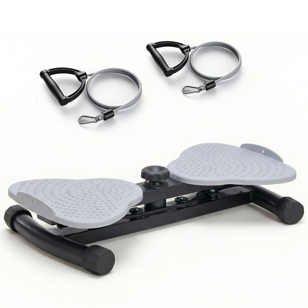 Waist Rotation Board with Resistance Ropes