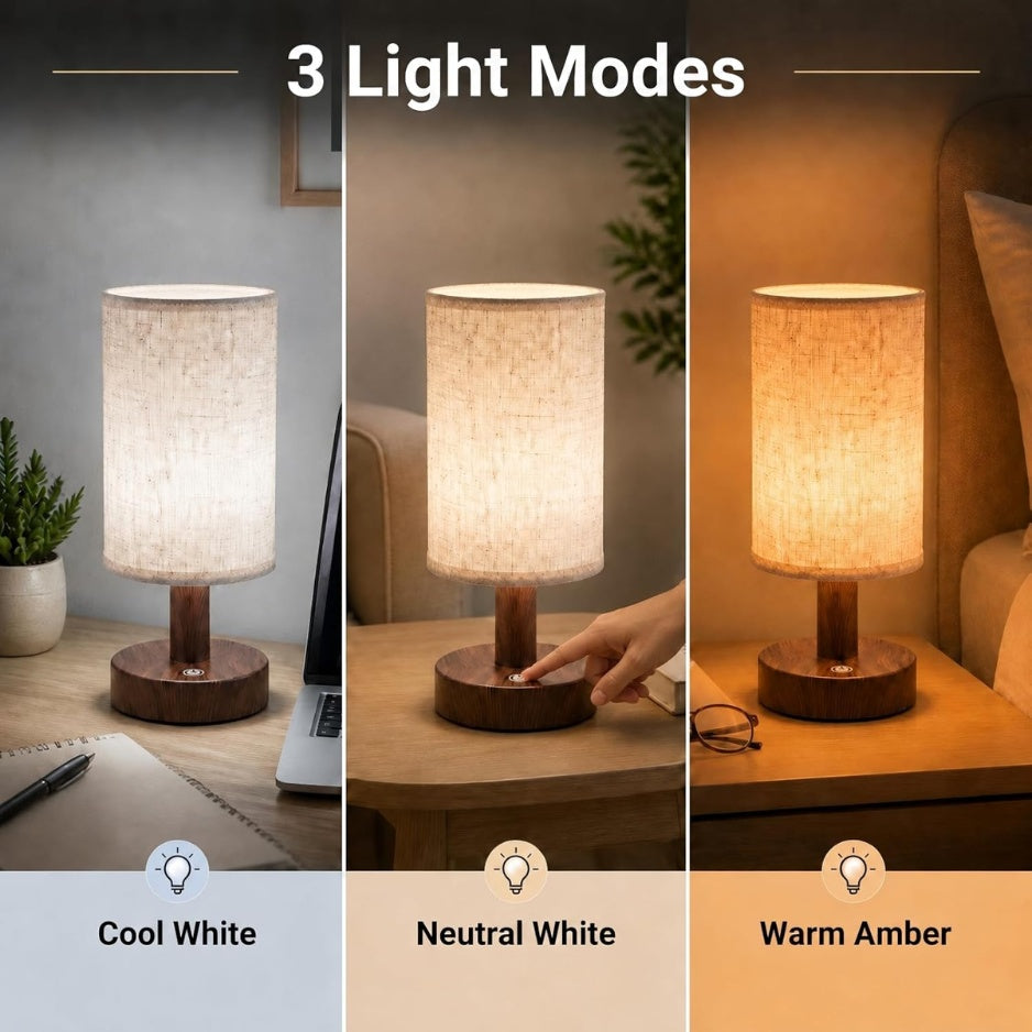 Rechargeable Touch Bedside Lamp