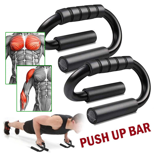 S-Type Push-Up Bars for Home Workouts