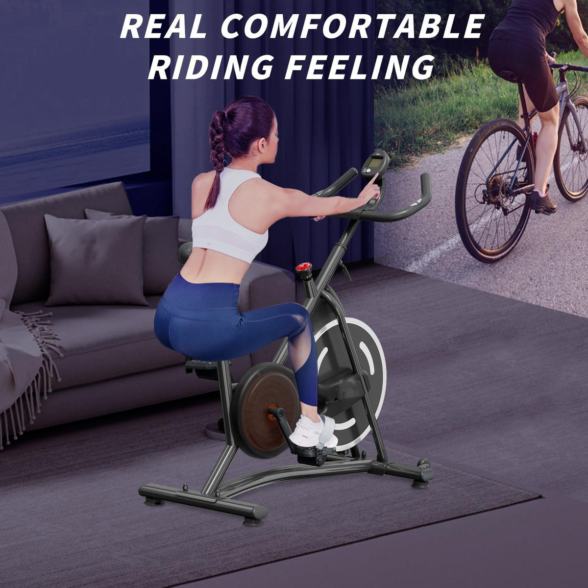 Compact Magnetic Resistance Exercise Bike