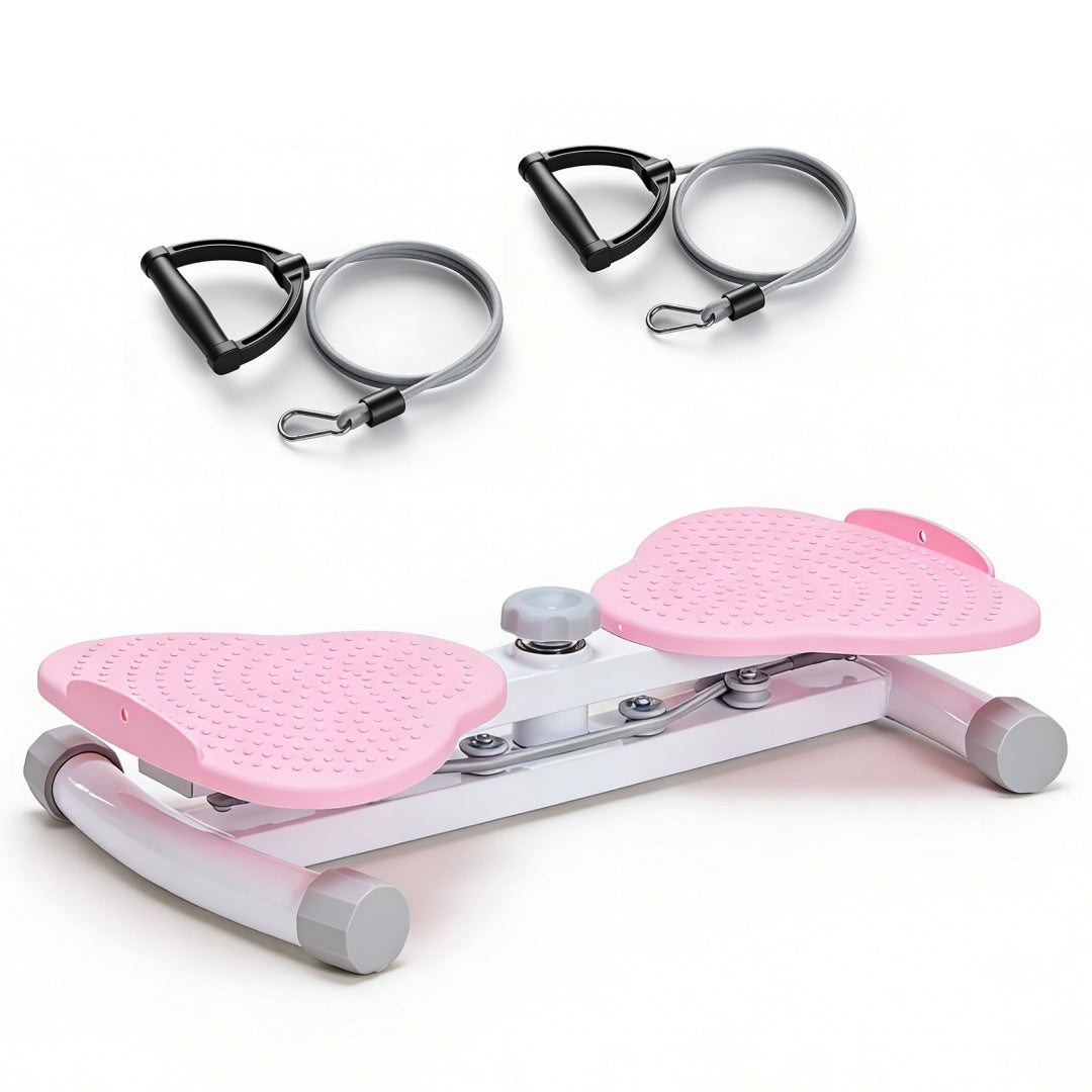 Waist Rotation Board with Resistance Ropes