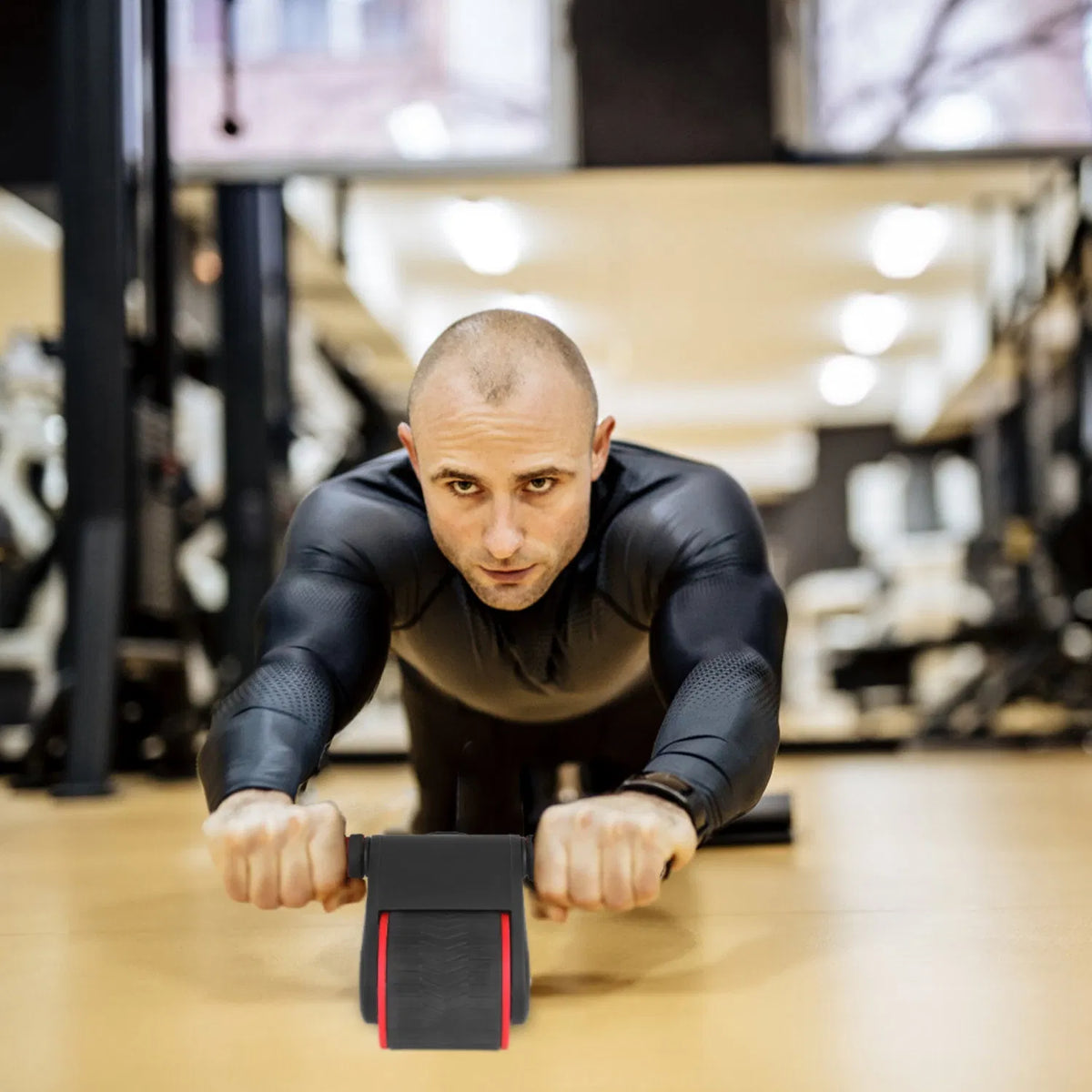 Rebound Ab Roller with Kneeling Pad and Phone Holder