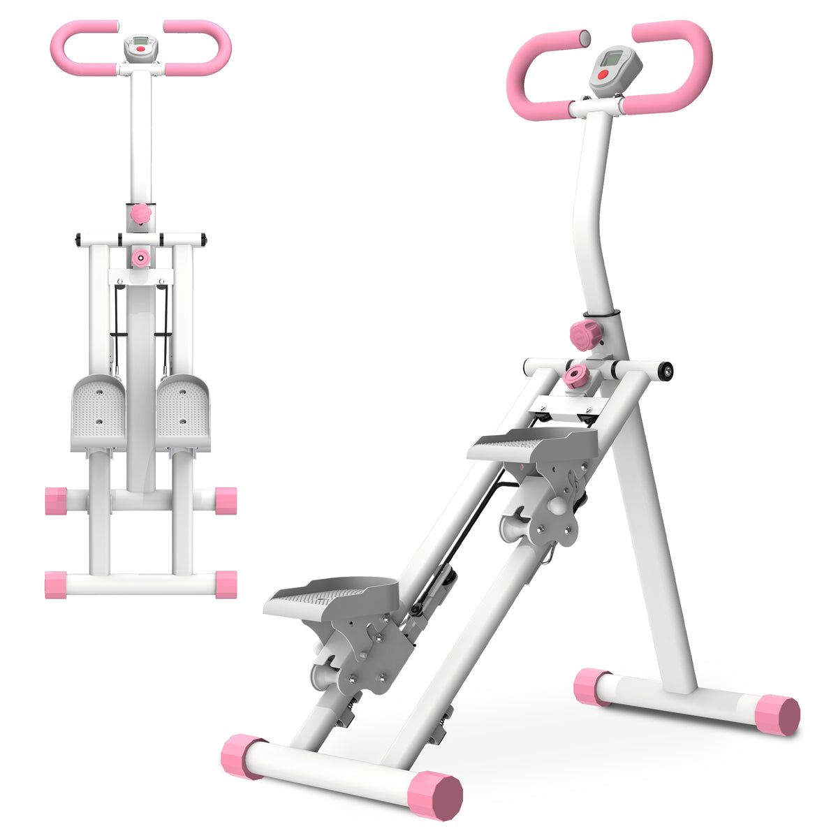 Pink Vertical Climber Stair Stepper for Home