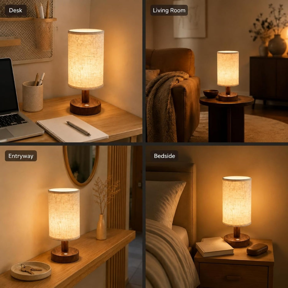 Rechargeable Touch Bedside Lamp