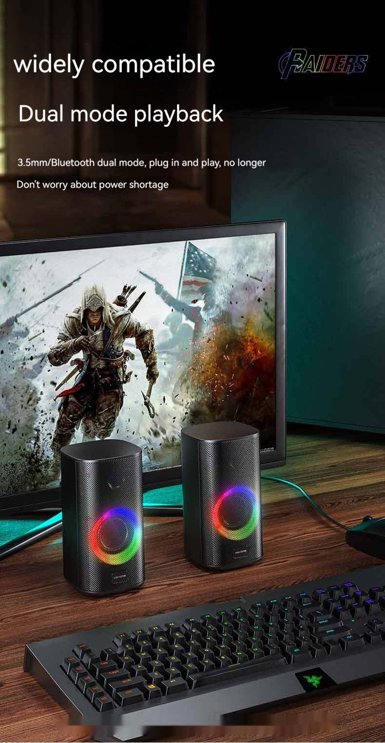 RGB Desktop Computer Stereo Speakers