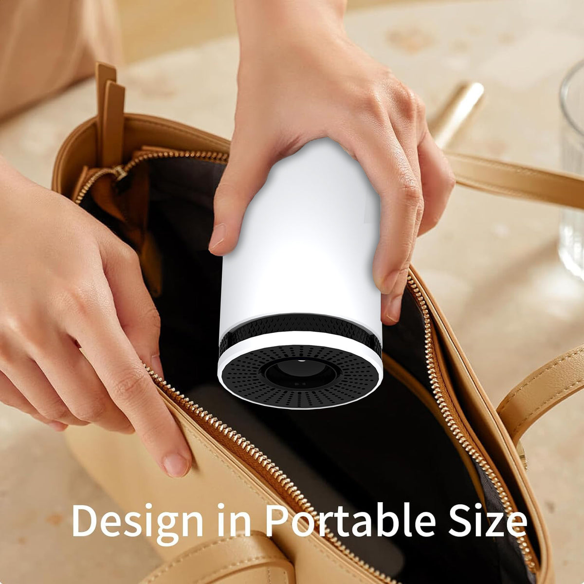 Portable Wi-Fi 6 Mini Projector with Keystone Correction