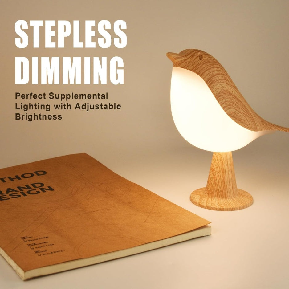 Rechargeable Bird-Shaped Touch Desk Lamp
