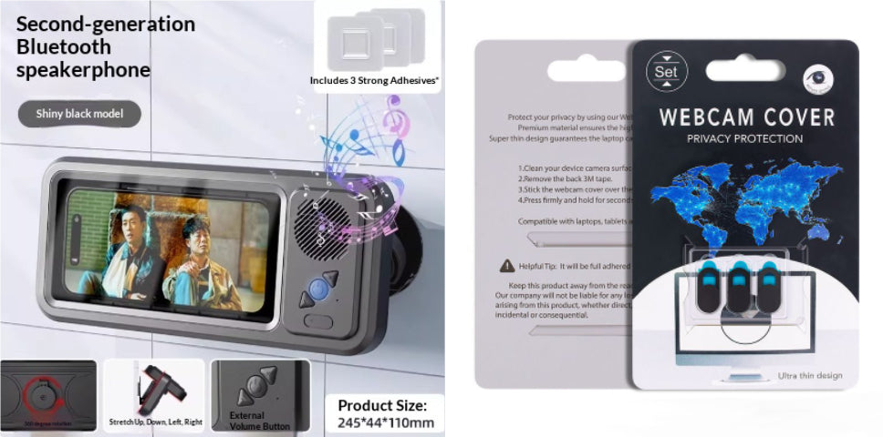 Z07 Bathroom Phone Holder with Bluetooth Audio
