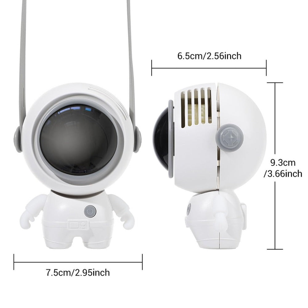 Portable Neck Fan with Adjustable Airflow
