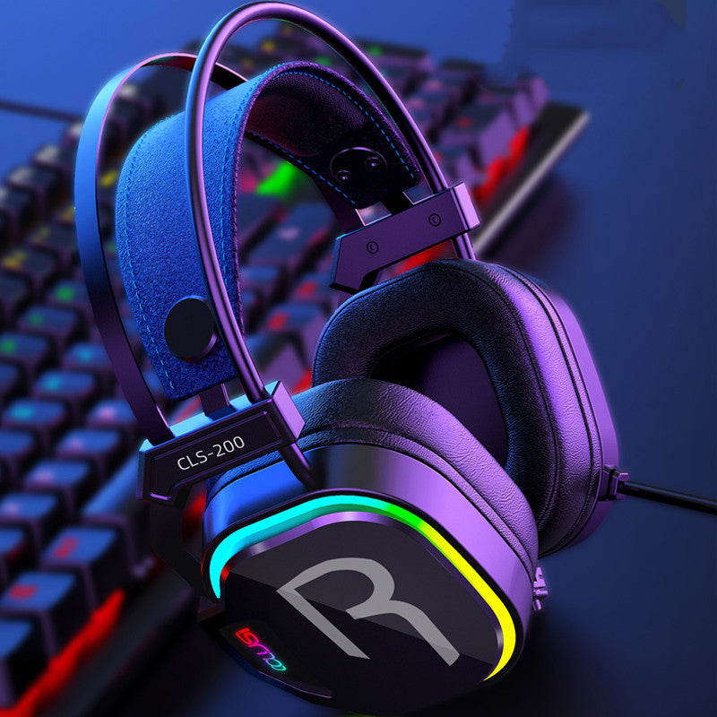 50mm RGB Wired Gaming Headset with Microphone