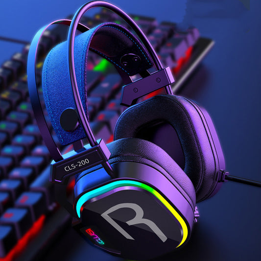 50mm RGB Wired Gaming Headset with Microphone